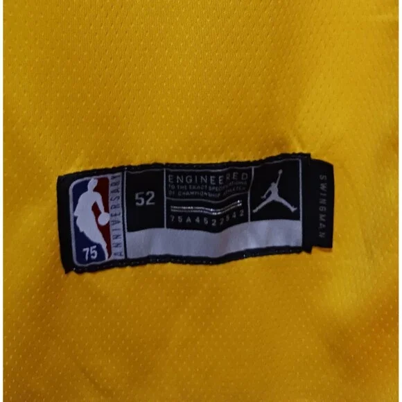 Tyrese Haliburton (Jordan)-(Pacers)-(Jersey)-(Yellow)-(Good Cond.)-(XL)-$110.00 - Picture 11 of 13